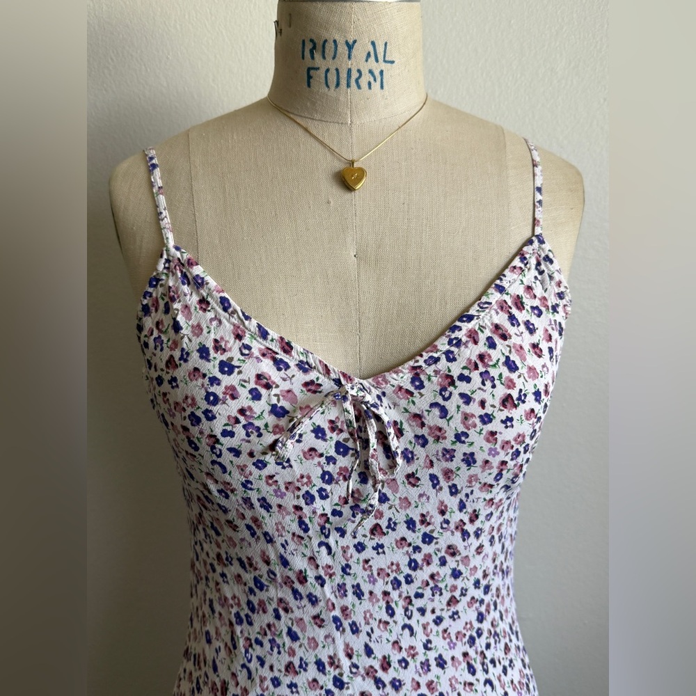 Vintage Adini Floral Midi Dress
